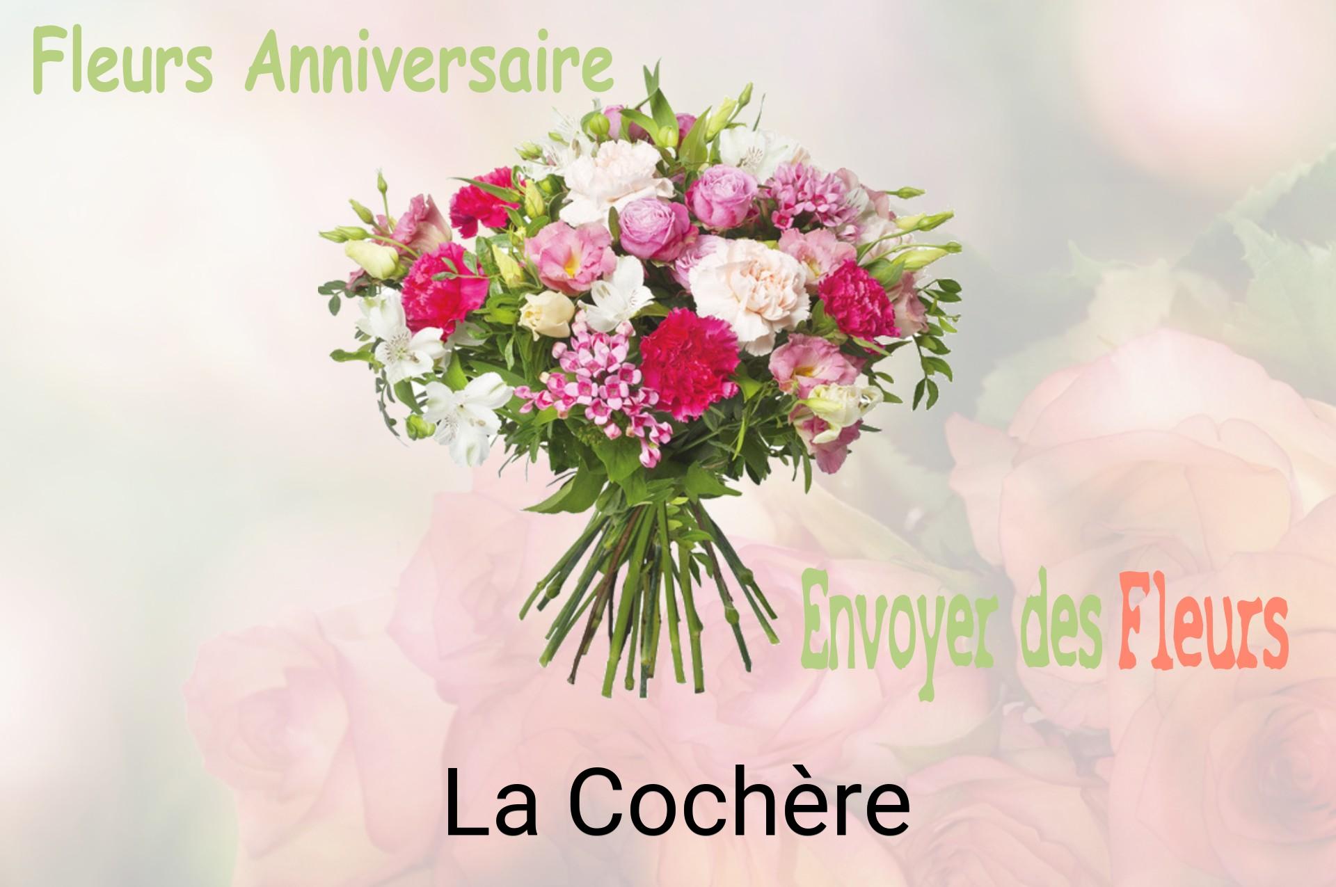 Bouquet de fleurs d’anniversaire livré à La Cochère